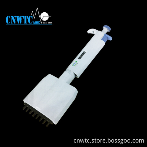 Multichannel Pipette: 8-12 Channel Adjustable Transfer Pipette | Autoclavable Lab Equipment